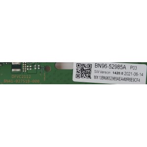 MAIN PARA TV SAMSUNG / NUMERO DE PARTE BN94-16108H / BN41-02751B-000 / BN97-17028B / BN9652985A / BN96-52985A / BN9416108H / PANEL CY-BT043HGEV5H / DISPLAY HV430QUB-F1A / 50309A / MODELO UN43TU7000FXZA BA07